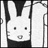 Mamoru pimps a cool bunny shirt