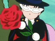 The crazy little Tuxedo Kamen puppet